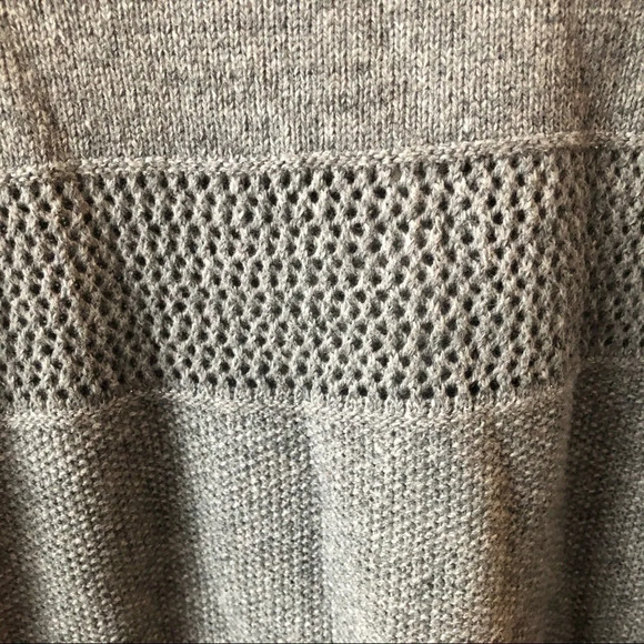 🎄 Sonoma Gray sweater scoop neck large 3/4 sleeves - Picture 5 of 7